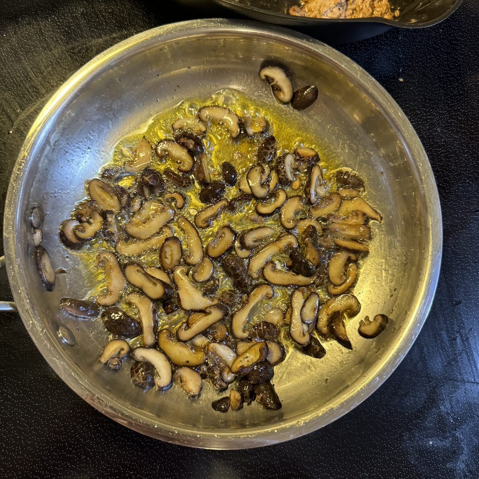 cooking shiitake mushrooms in butter